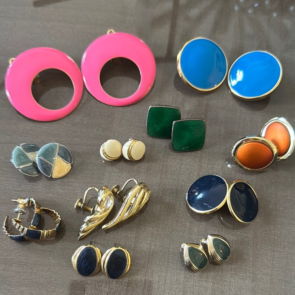 Assorted Colorful Earrings Set